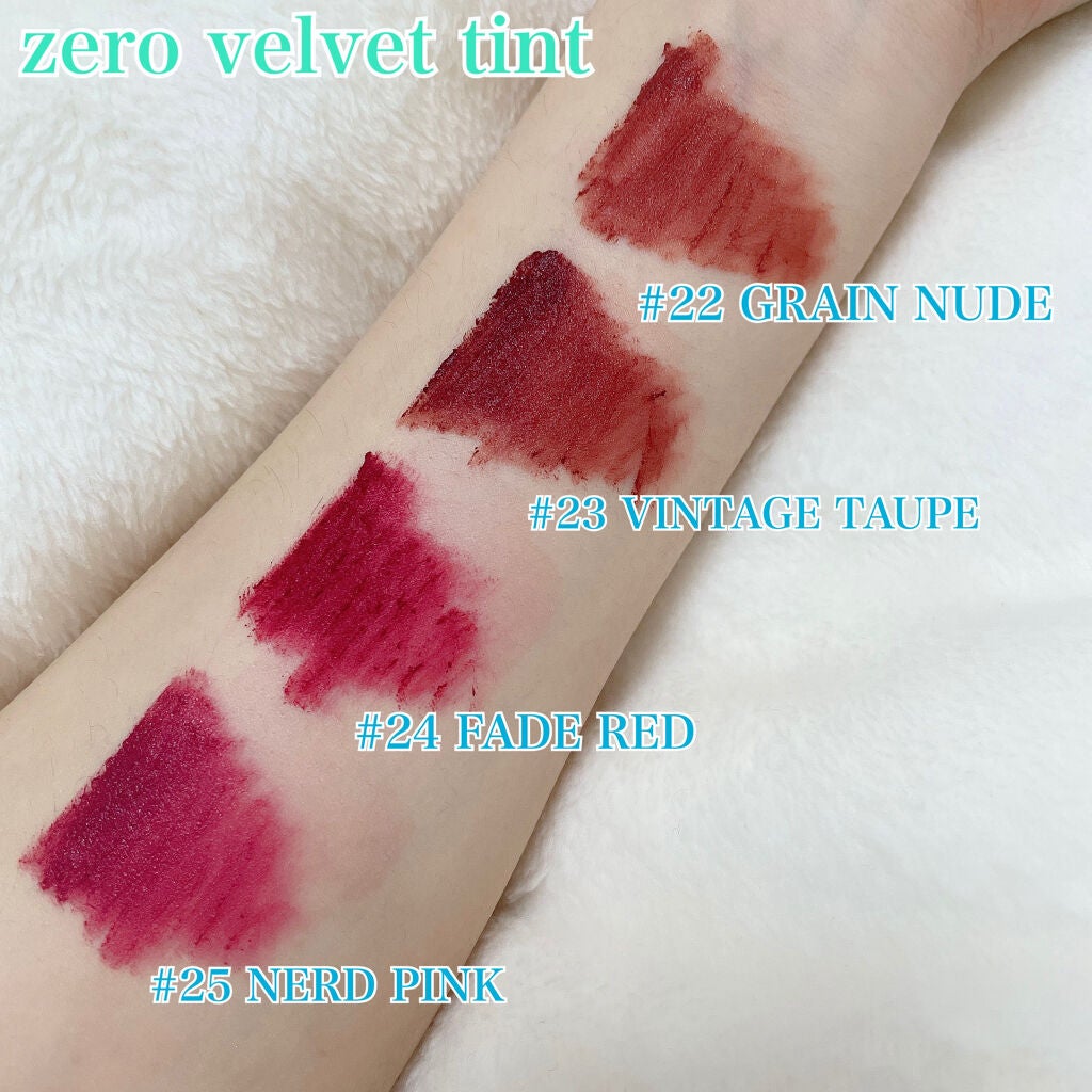 ジューシーラスティングティント/rom&nd/リップティントを使ったクチコミ(3枚目)