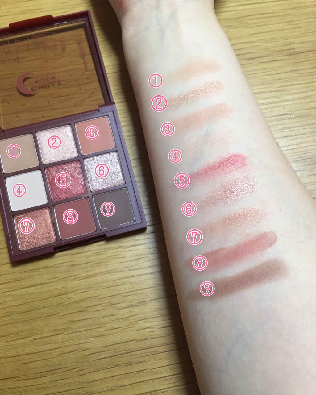 プレイカラーアイズ チリームーン/ETUDE/アイシャドウパレットを使ったクチコミ(3枚目)