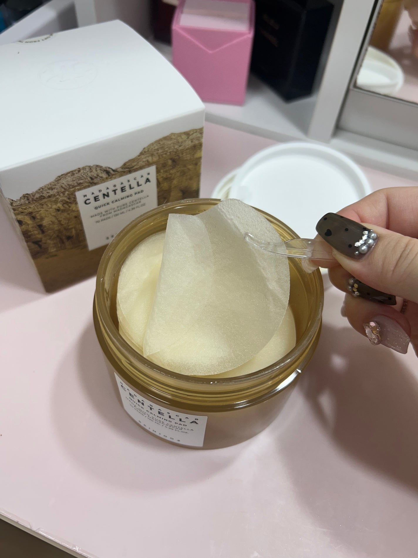 センテラ クイックカーミングパッド/SKIN1004/トナーパッドを使ったクチコミ(3枚目)