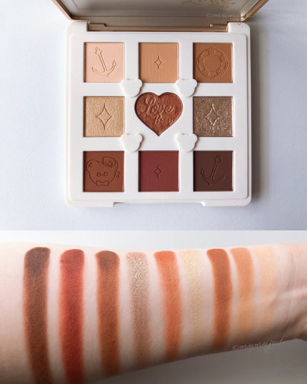 Love Bear 9色 アイシャドウパレット/FlowerKnows/アイシャドウパレットを使ったクチコミ(3枚目)