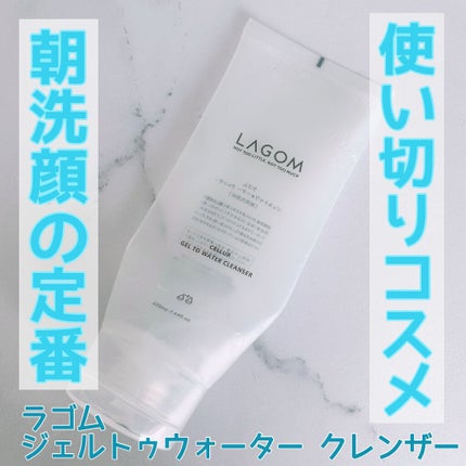 ラゴム ジェルトゥウォーター クレンザー(朝用洗顔)/LAGOM /その他洗顔料を使ったクチコミ(1枚目)