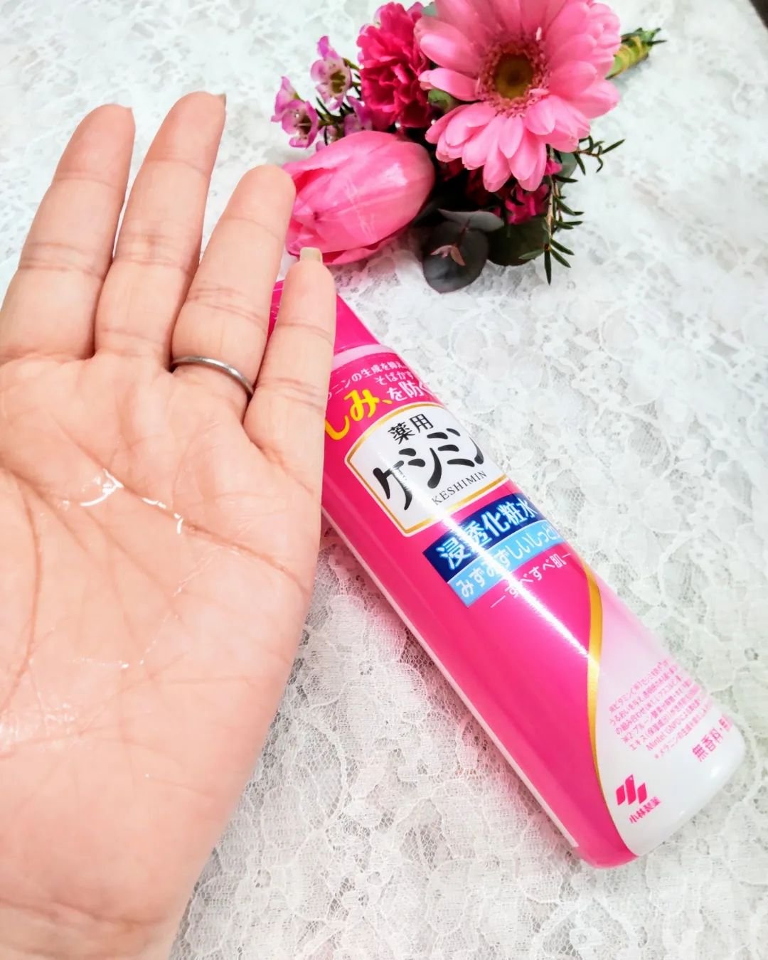 薬用ケシミン浸透化粧水 みずみずしいしっとり【医薬部外品】/ケシミン/化粧水を使ったクチコミ（3枚目）