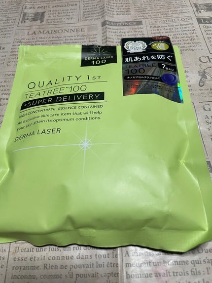 ダーマレーザー スーパーTEATREE100マスク/クオリティファースト/シートマスク・パックを使ったクチコミ(1枚目)