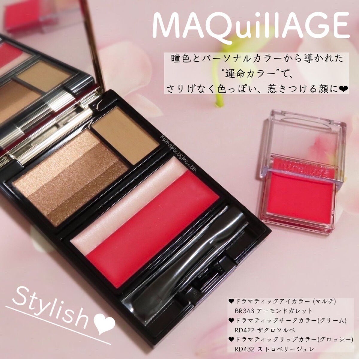 ドラマティックアイカラー (マルチ)/マキアージュ/マルチパレットを使ったクチコミ(9枚目)