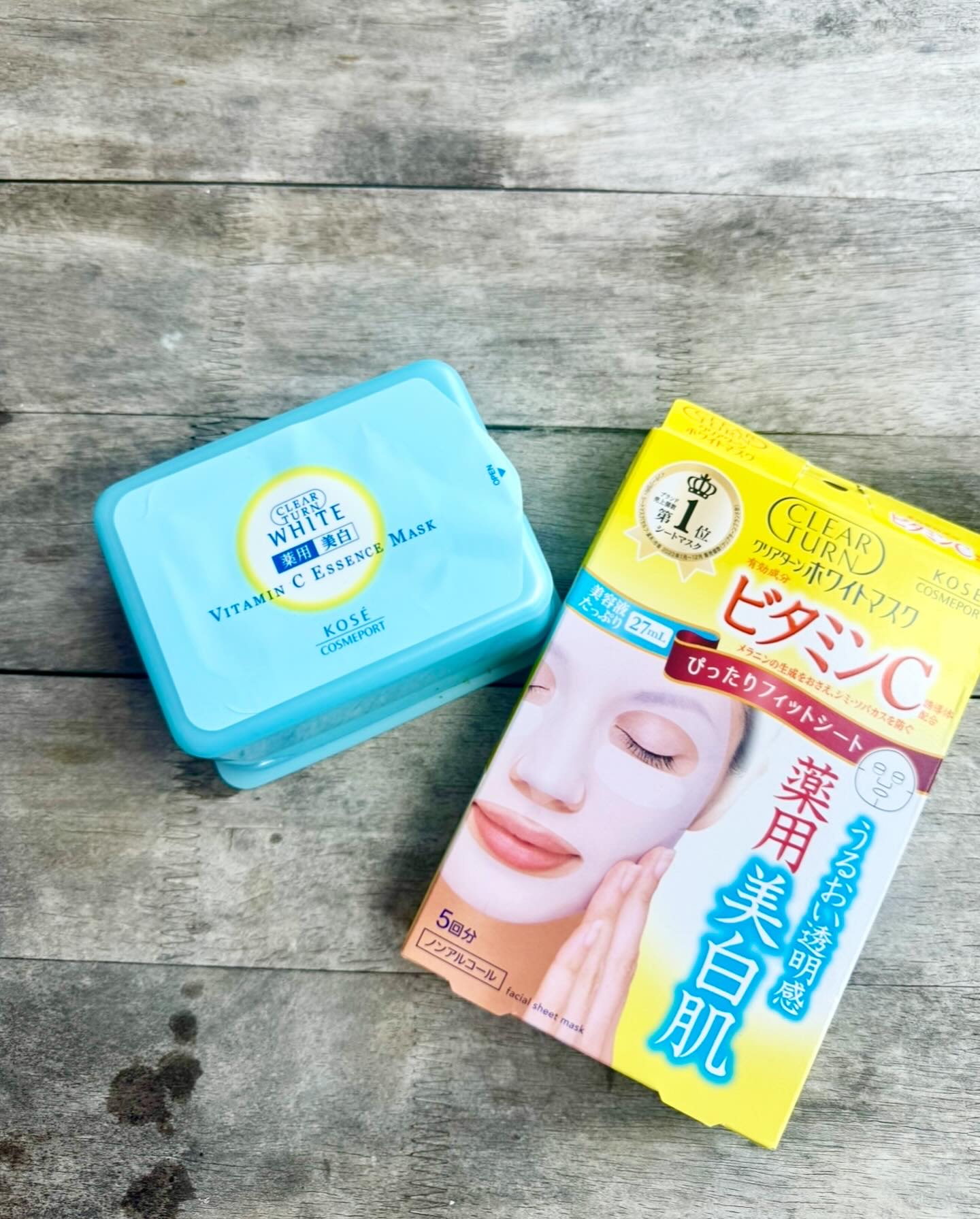 クリアターン ホワイト マスク (ビタミンC)/クリアターン/シートマスク・パックを使ったクチコミ（1枚目）