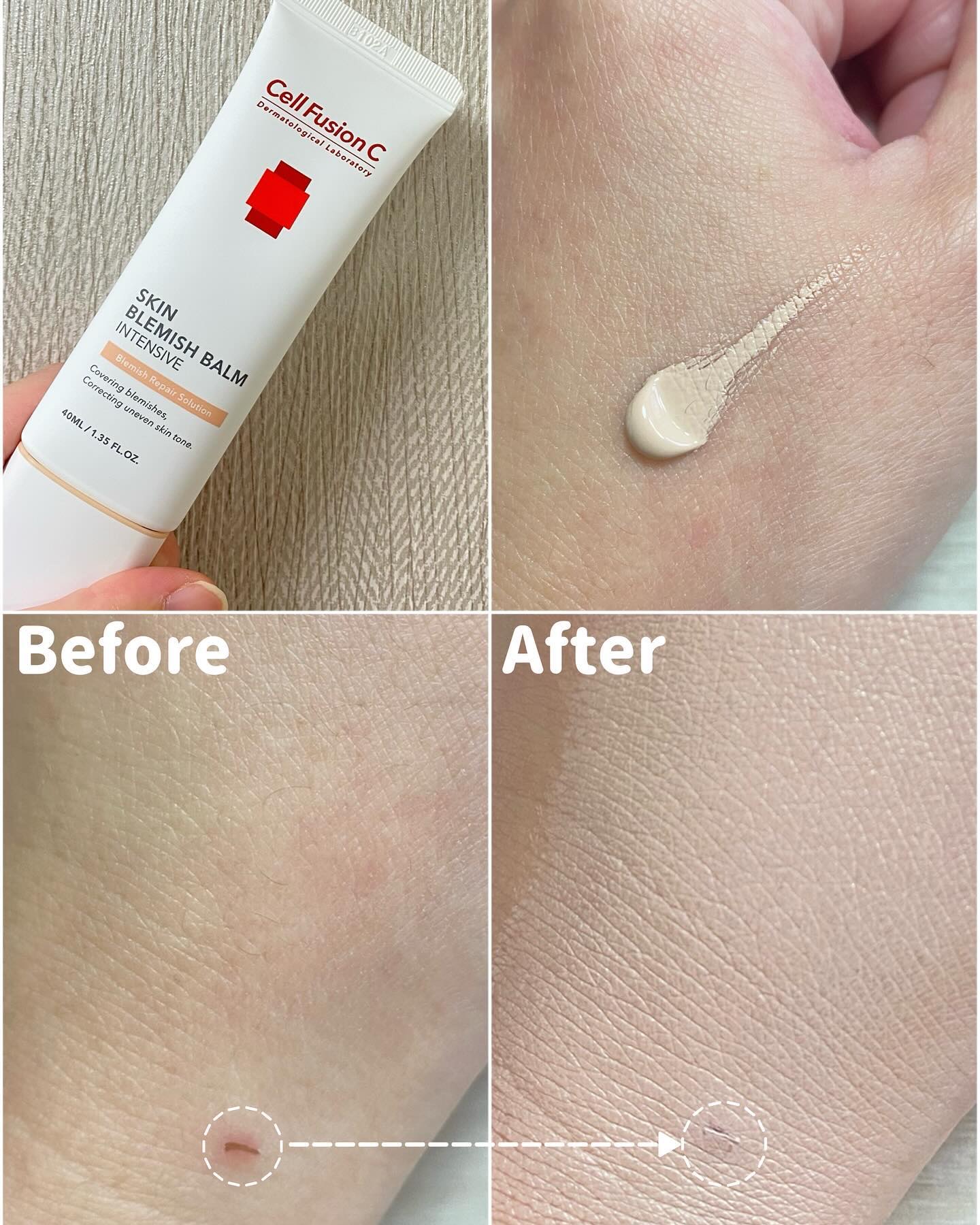 スキンブレミッシュバーム/Cell Fusion C(セルフュージョンシー)/化粧下地を使ったクチコミ（2枚目）