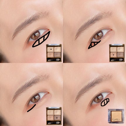 アイプランナー/excel/単色アイシャドウを使ったクチコミ(3枚目)