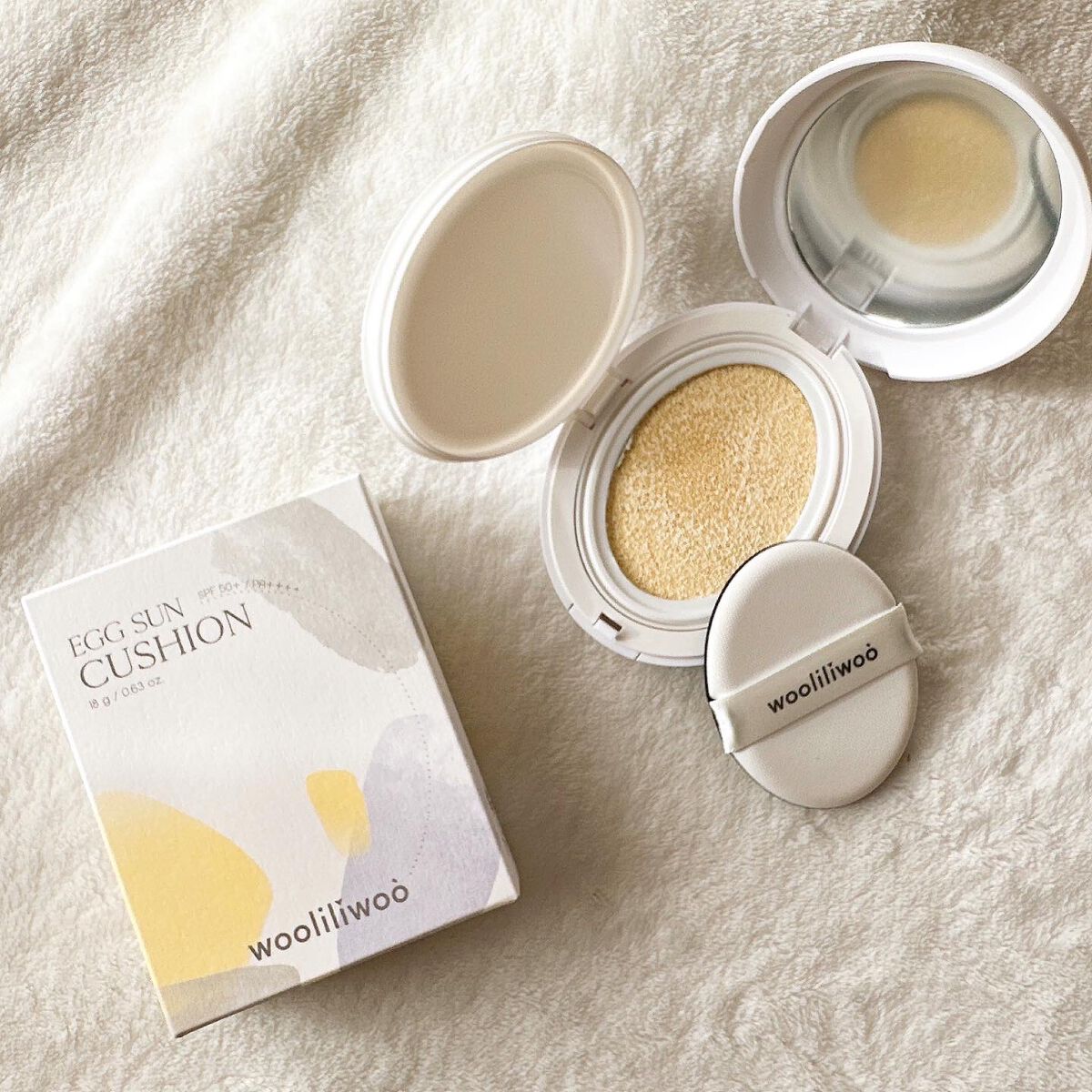 エッグサンクッション/wooliliwoo/日焼け止めローションを使ったクチコミ（2枚目）