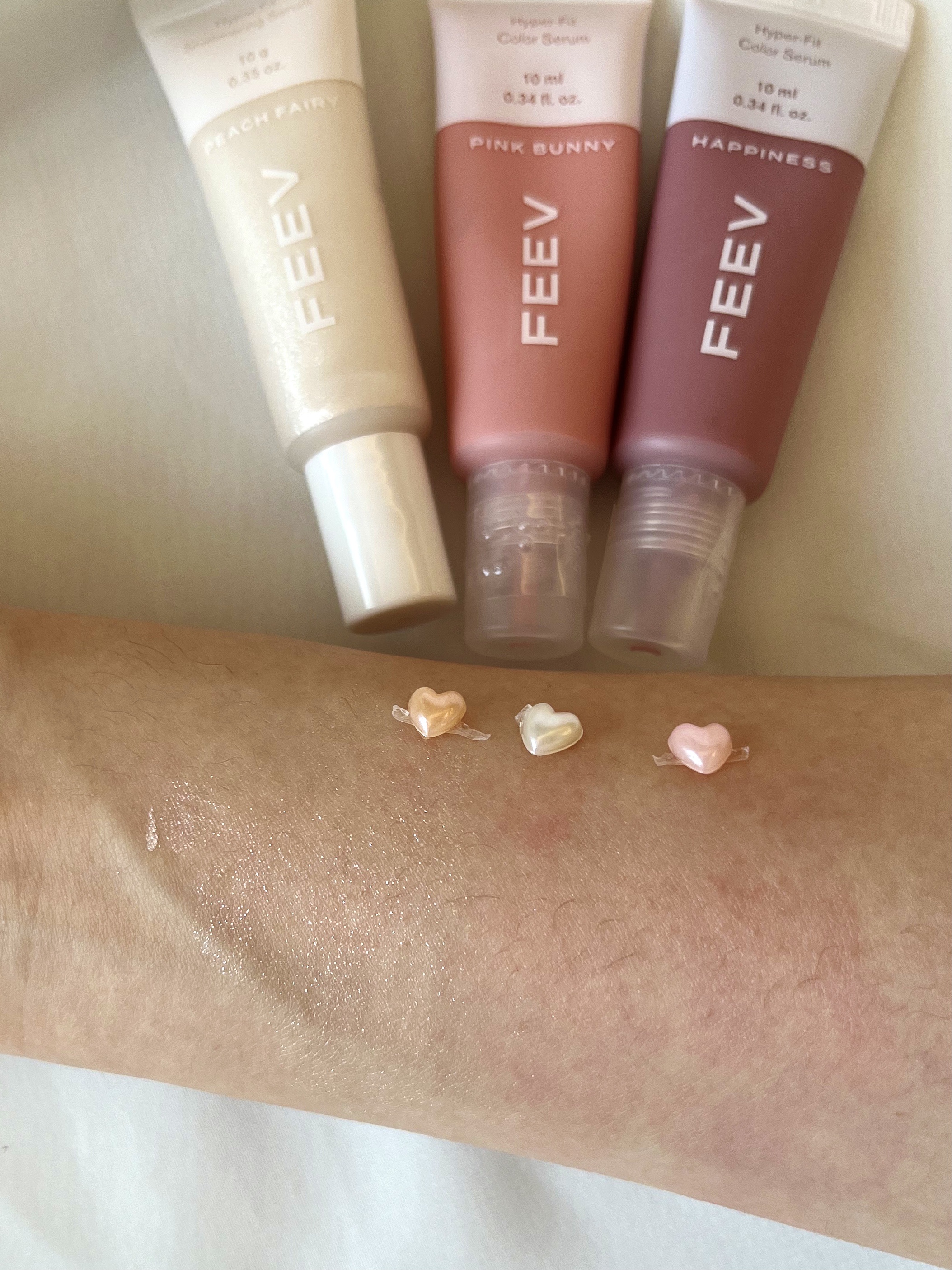 ハイパーフィットシマーリングセラム/FEEV/リキッドハイライトを使ったクチコミ（3枚目）