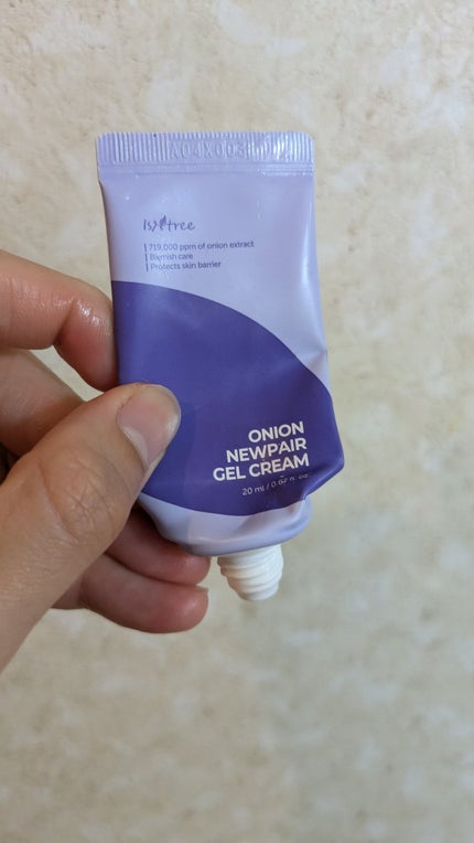 オニオン ニューペア ゲルクリーム/Isntree/フェイスクリームを使ったクチコミ(1枚目)