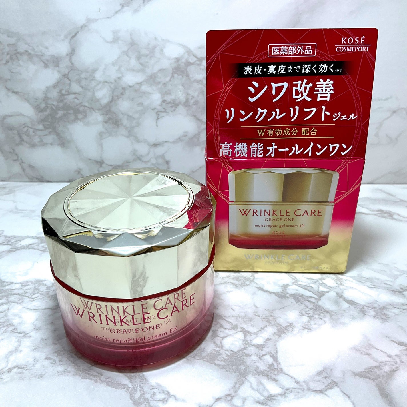 グレイスワン リンクルケア リンクルリフトジェル【医薬部外品】/グレイスワン/オールインワン化粧品を使ったクチコミ(1枚目)