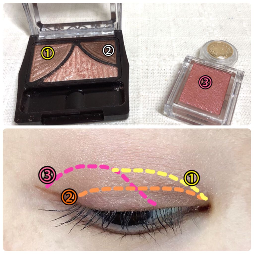 ジューシーピュアアイズ/キャンメイク/アイシャドウパレットを使ったクチコミ(1枚目)