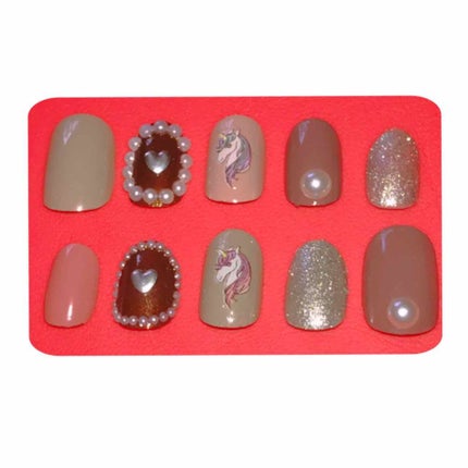 しずくネイルシール/キャンドゥ/ネイルシールを使ったクチコミ(1枚目)