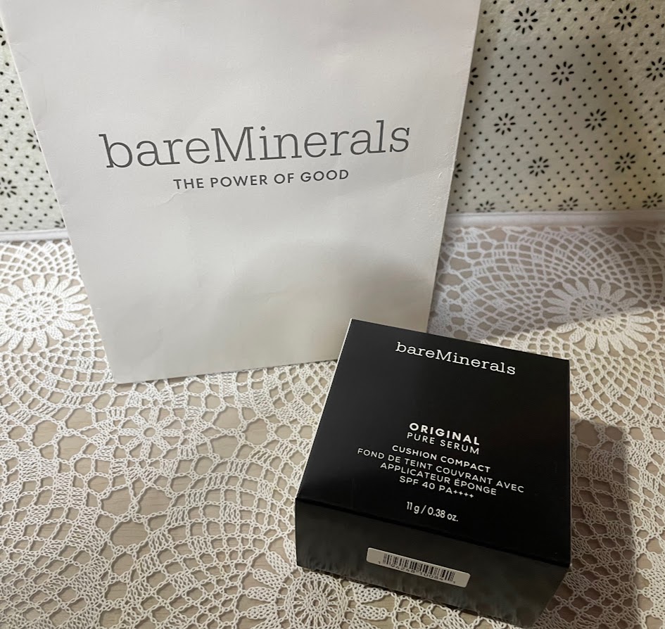 オリジナル ピュア セラム カバーアップ クッション/bareMinerals/クッションファンデーションを使ったクチコミ（1枚目）