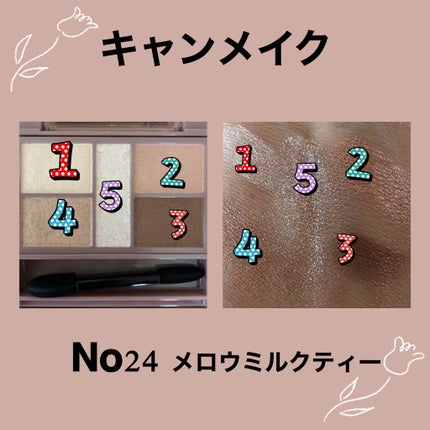 パーフェクトスタイリストアイズ/キャンメイク/アイシャドウパレットを使ったクチコミ(2枚目)