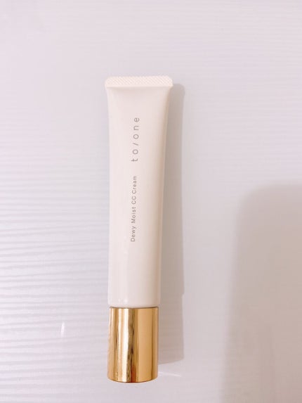 トーン デューイ モイスト CCクリーム 02 ライトベージュ/to/one/CCクリームを使ったクチコミ(1枚目)