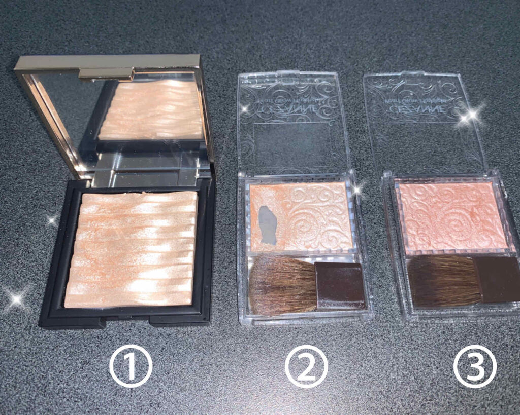 パールグロウハイライト/CEZANNE/パウダーハイライトを使ったクチコミ（2枚目）