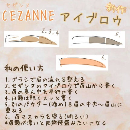 マルチプルーフアイブロウ/CEZANNE/パウダーアイブロウを使ったクチコミ(2枚目)