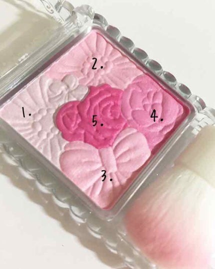 グロウフルールチークス/キャンメイク/パウダーチークを使ったクチコミ(2枚目)