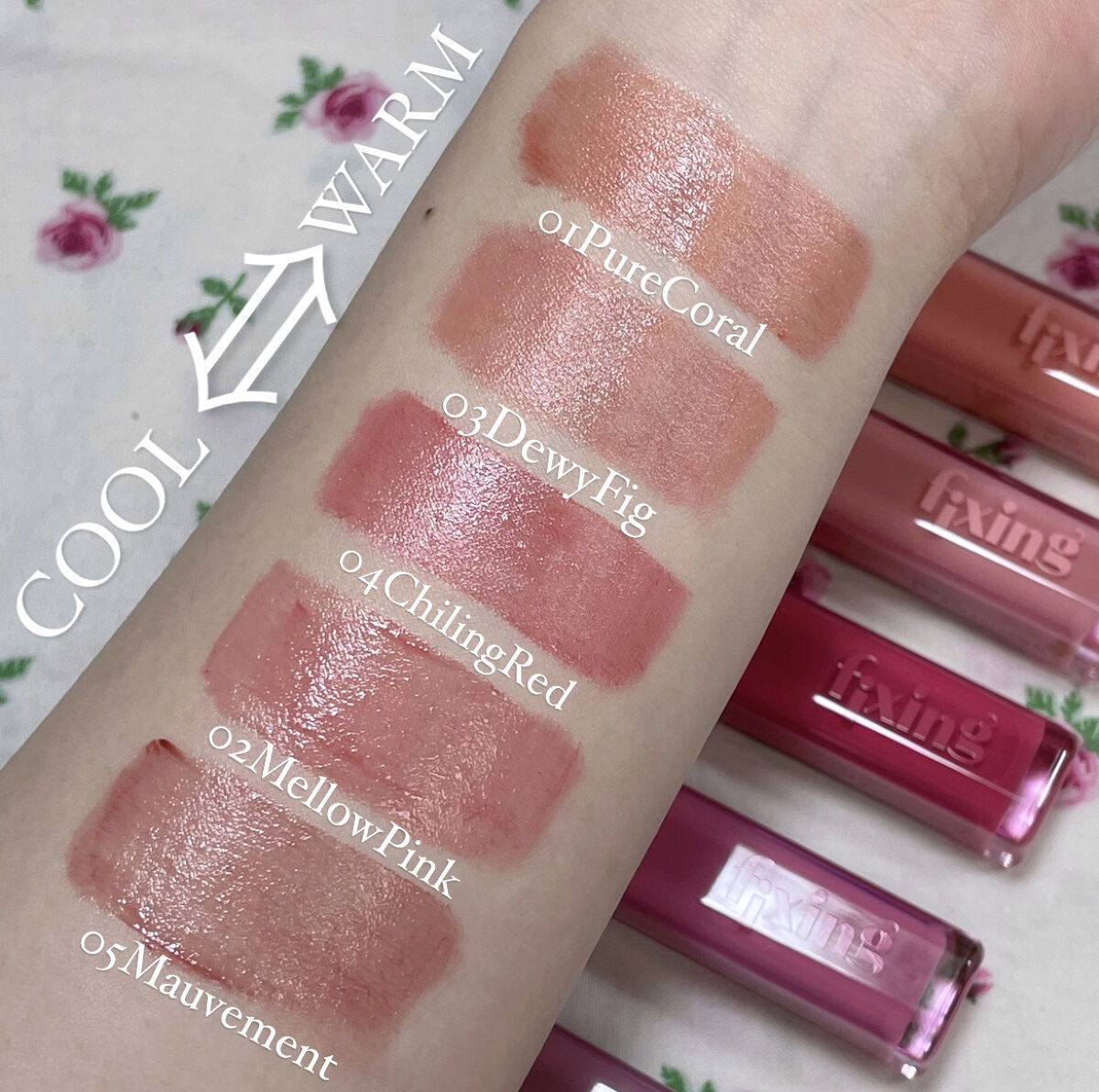 グロウ フィクシングティント/ETUDE/リップティントを使ったクチコミ（2枚目）