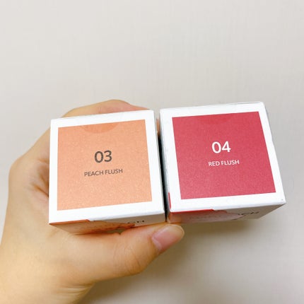 ムードミックスクリームブラッシャー/MAD PEACH/ジェル・クリームチークを使ったクチコミ(5枚目)