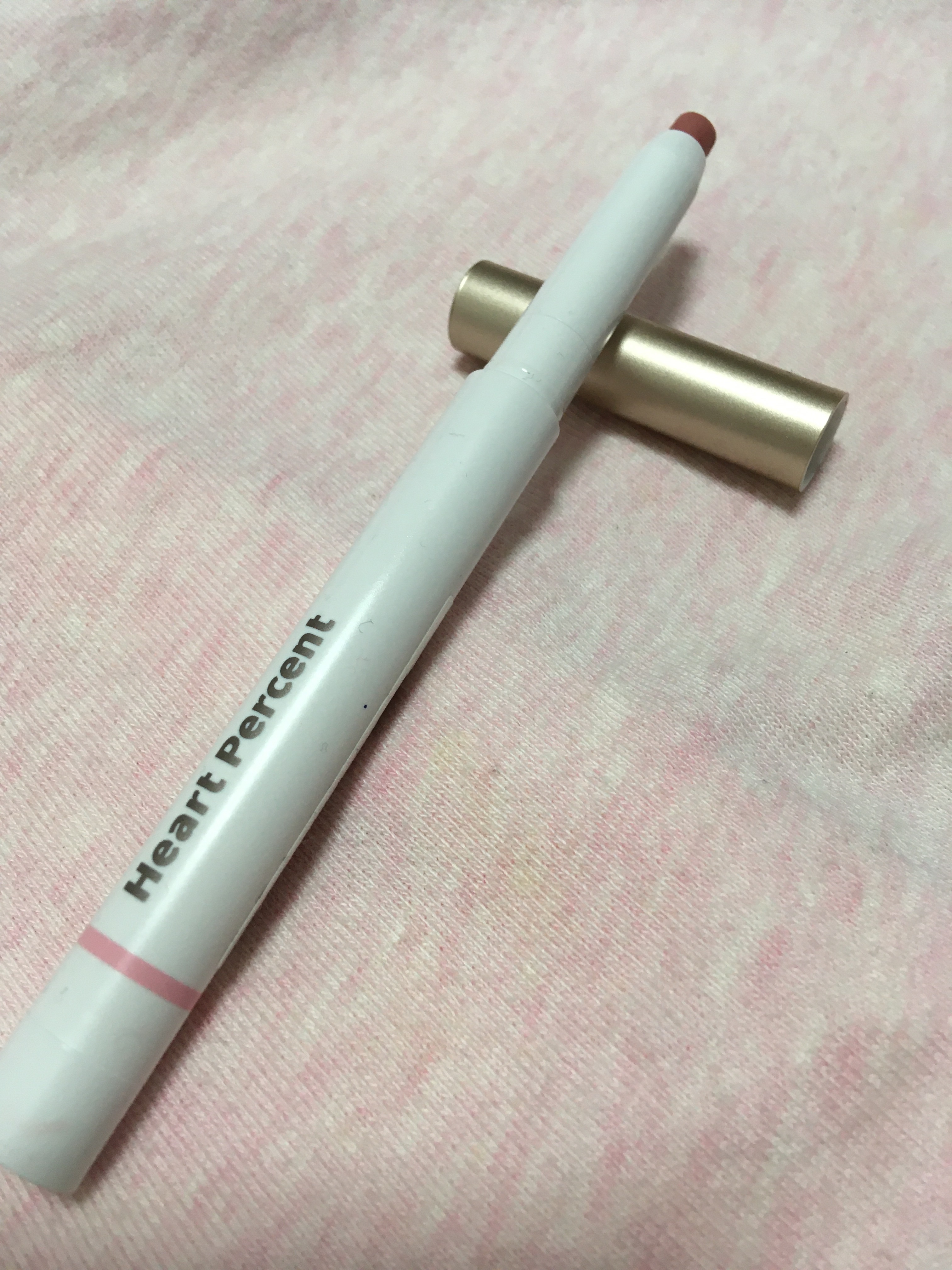 ドットオンムードリップペンシル 02 クリーミーピンク/Heart Percent/リップライナーを使ったクチコミ（1枚目）