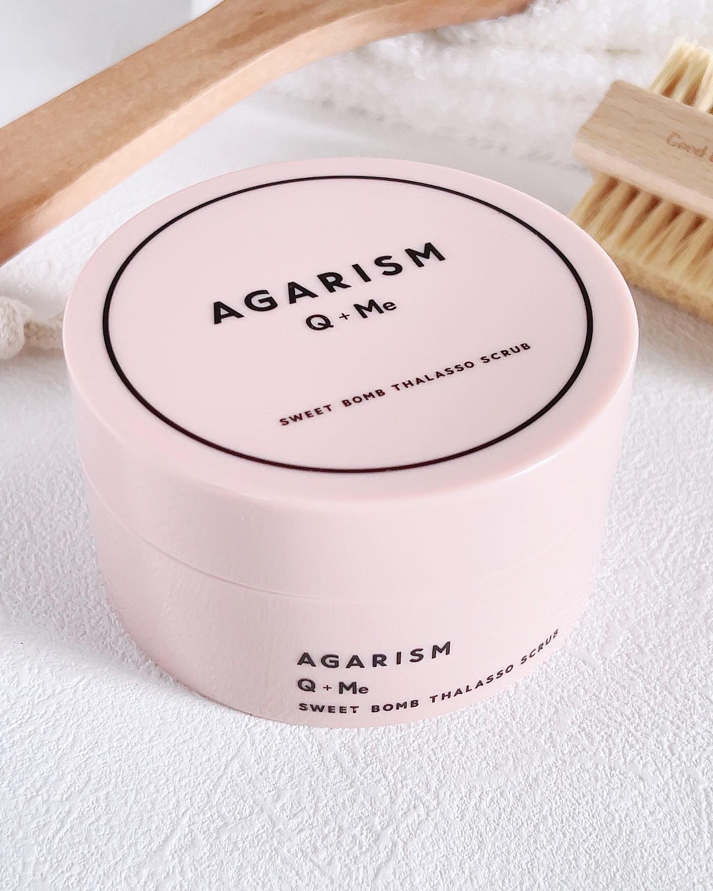 Q+Me スウィート ボム タラソ スクラブ/AGARISM/バスト・ヒップケアを使ったクチコミ(3枚目)