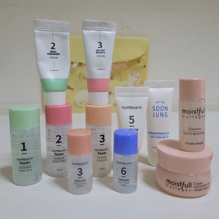 ナンバー組み合わせキット/numbuzin/スキンケアキットを使ったクチコミ(1枚目)