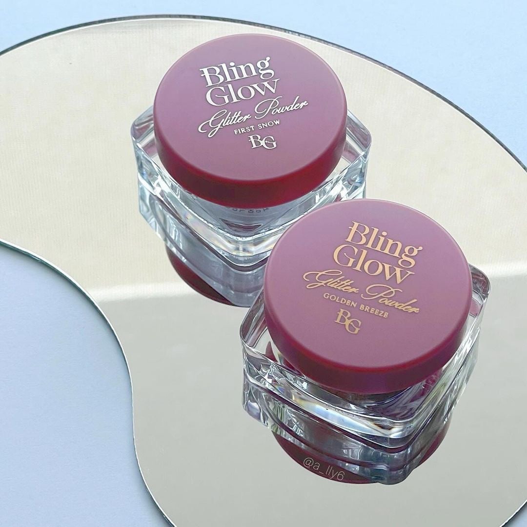 グリッターパウダー/BLING GLOW/パウダーハイライトを使ったクチコミ(7枚目)