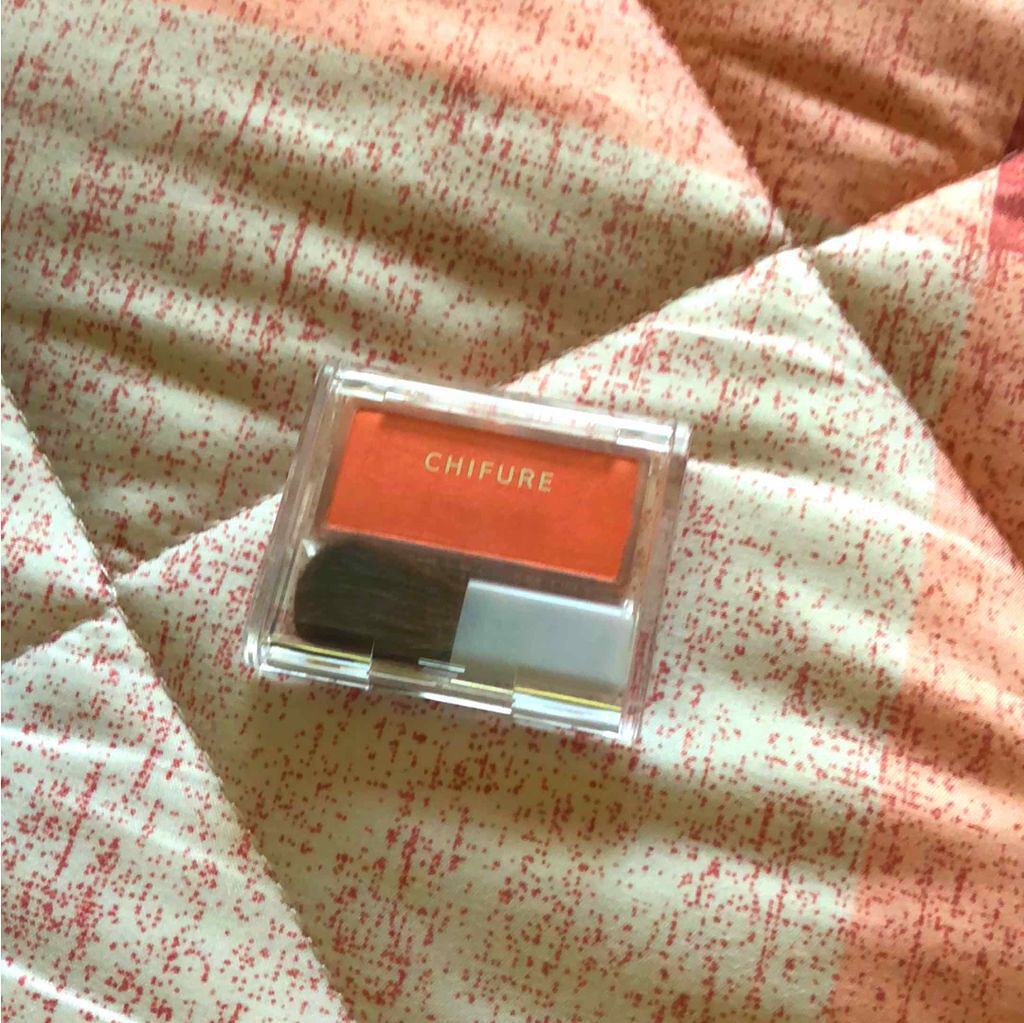 チーク カラー(ブラシ付)/ちふれ/パウダーチークを使ったクチコミ(1枚目)