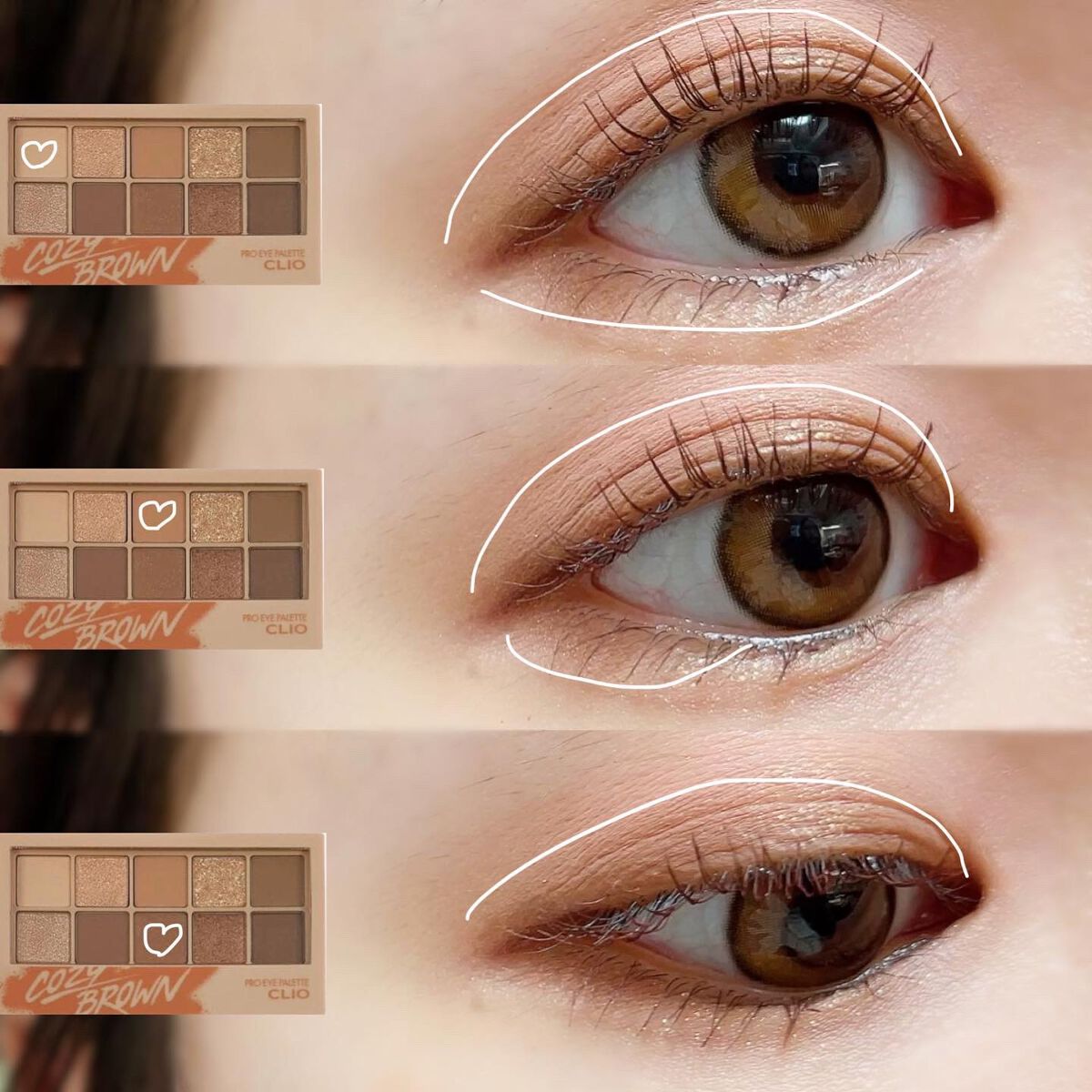 プロ アイ パレット/CLIO/アイシャドウパレットを使ったクチコミ（3枚目）