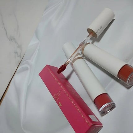 ムードインハンサーウォーターリキッドグロウ W003 ハーモニアス/hince/口紅を使ったクチコミ(1枚目)