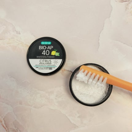 ホワイトニングパウダー シトラスL(レモン&ライム)/Dr.Oral/歯磨き粉を使ったクチコミ(4枚目)