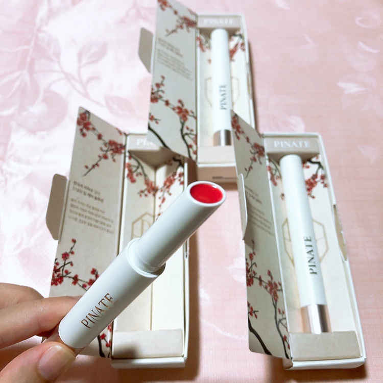 ベアグローペプチドメルティングバーム/PINATE/口紅を使ったクチコミ（1枚目）