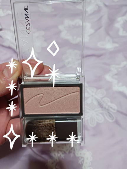 チークブラッシュ/CEZANNE/パウダーチークを使ったクチコミ(2枚目)