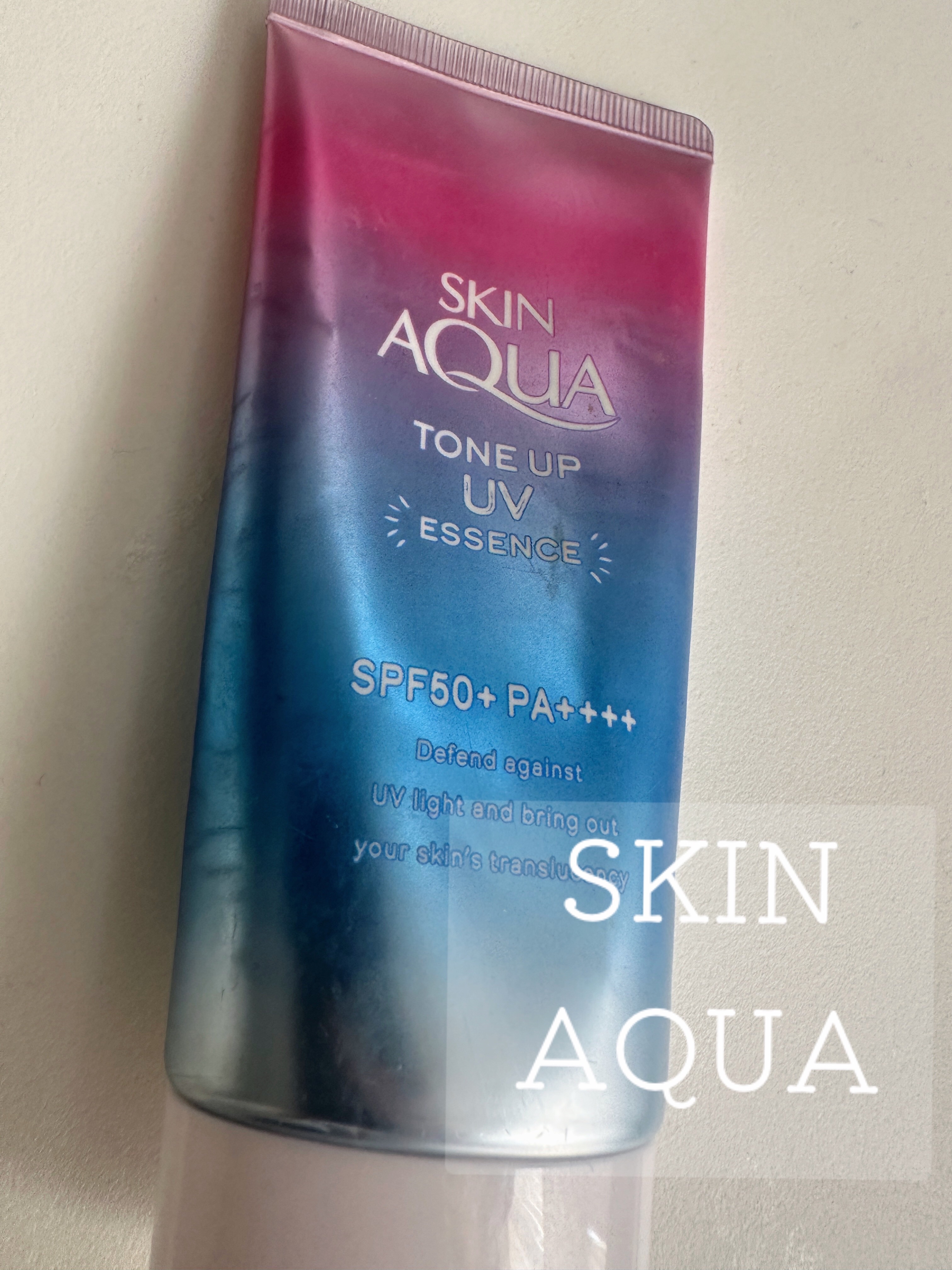 スキンアクア トーンアップUVエッセンス/スキンアクア/日焼け止めクリームを使ったクチコミ（1枚目）