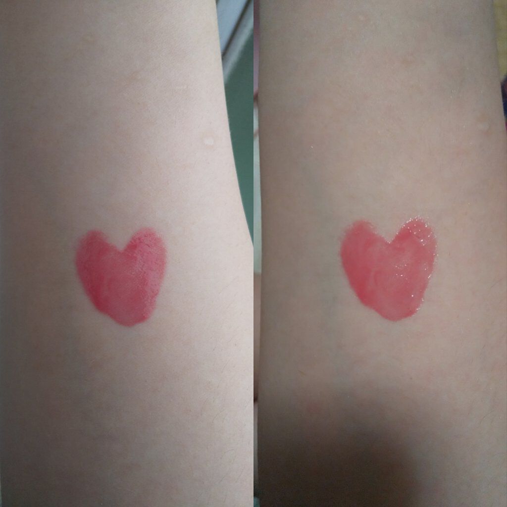 Blooming Kitty リップグロス/DAISO/リップグロスを使ったクチコミ（2枚目）