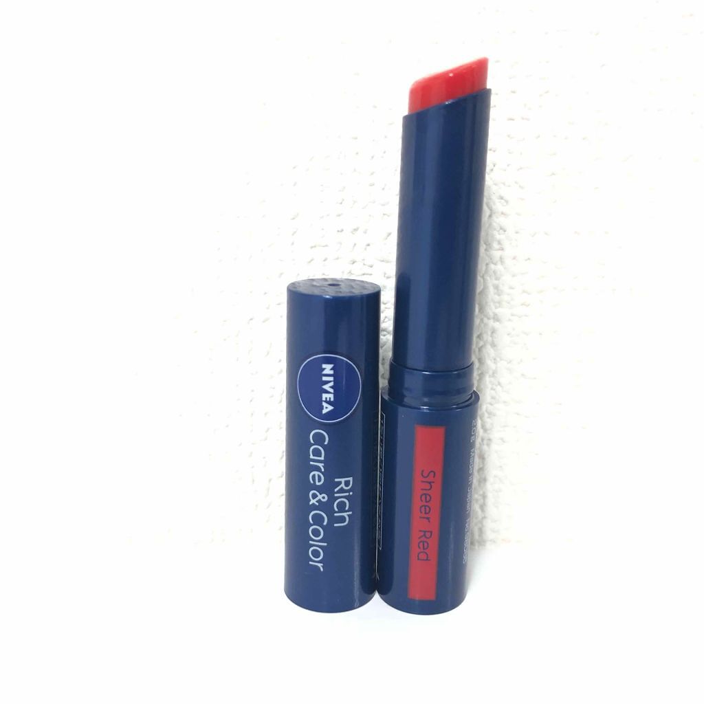 ニベア リッチケア＆カラーリップ/ニベア/リップクリームを使ったクチコミ（1枚目）