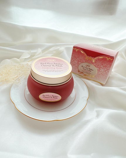 フェイスポリッシャー コンフォーティング・ローズ/SABON/スクラブ・ゴマージュを使ったクチコミ(2枚目)