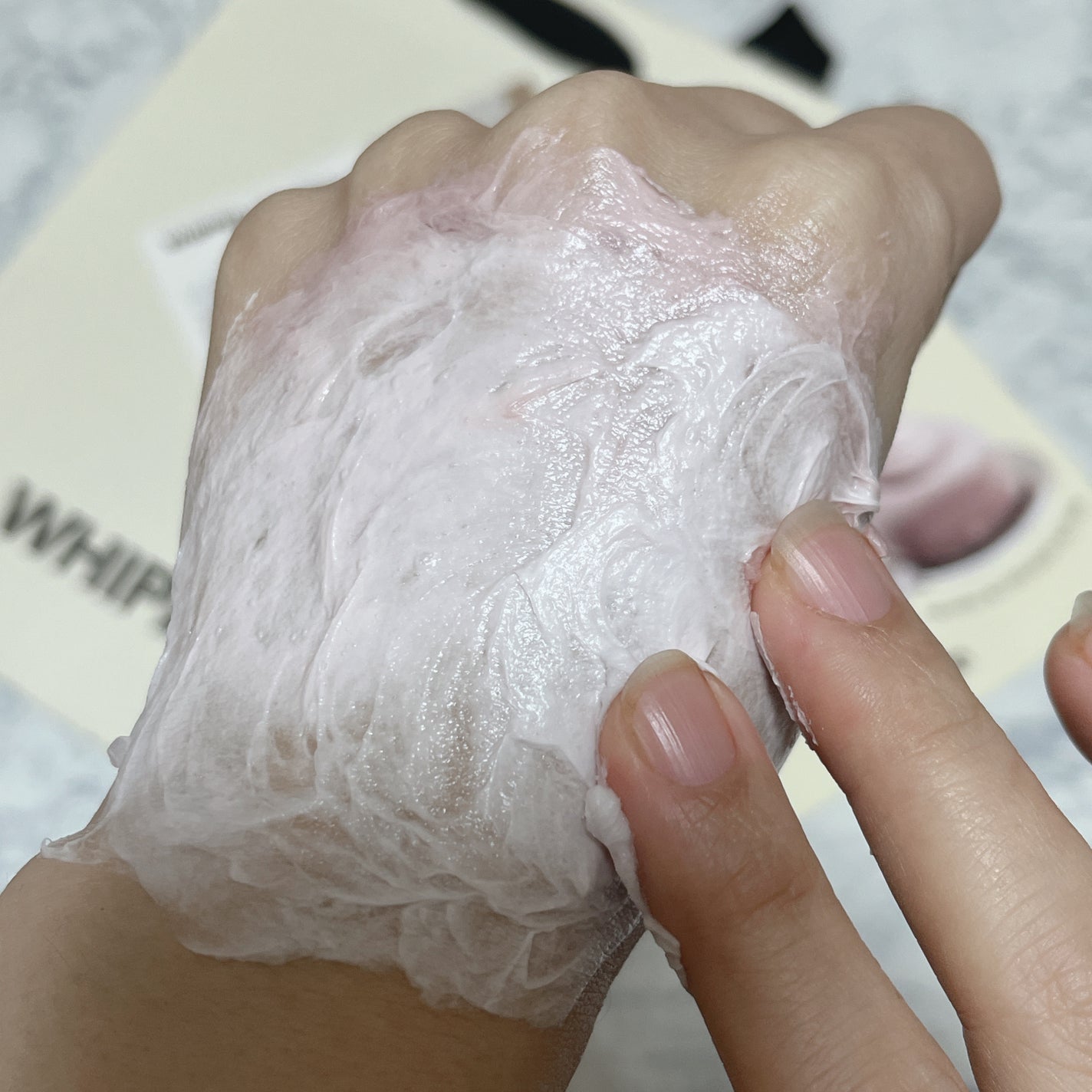 ヴィーガンパッククレンザー/WHIPPED/洗顔フォームを使ったクチコミ(7枚目)