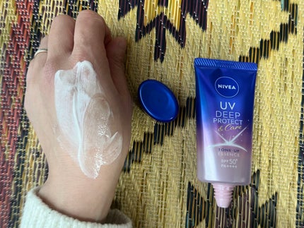 ニベアUV ディープ プロテクト&ケア トーンアップ エッセンス/ニベア/日焼け止めローションを使ったクチコミ(3枚目)