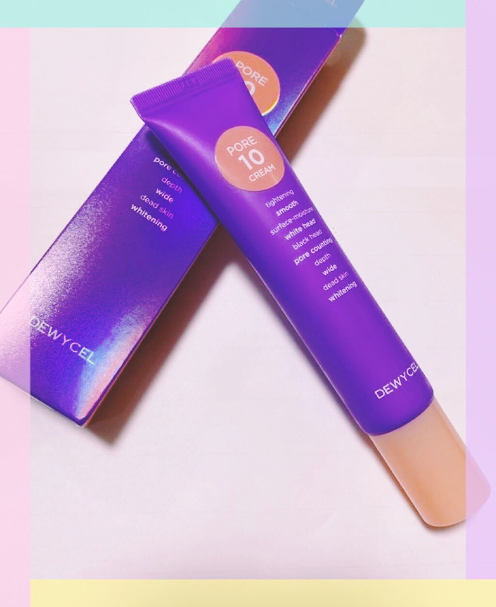 ポアーテンクリーム/DEWYCEL/化粧下地を使ったクチコミ(1枚目)