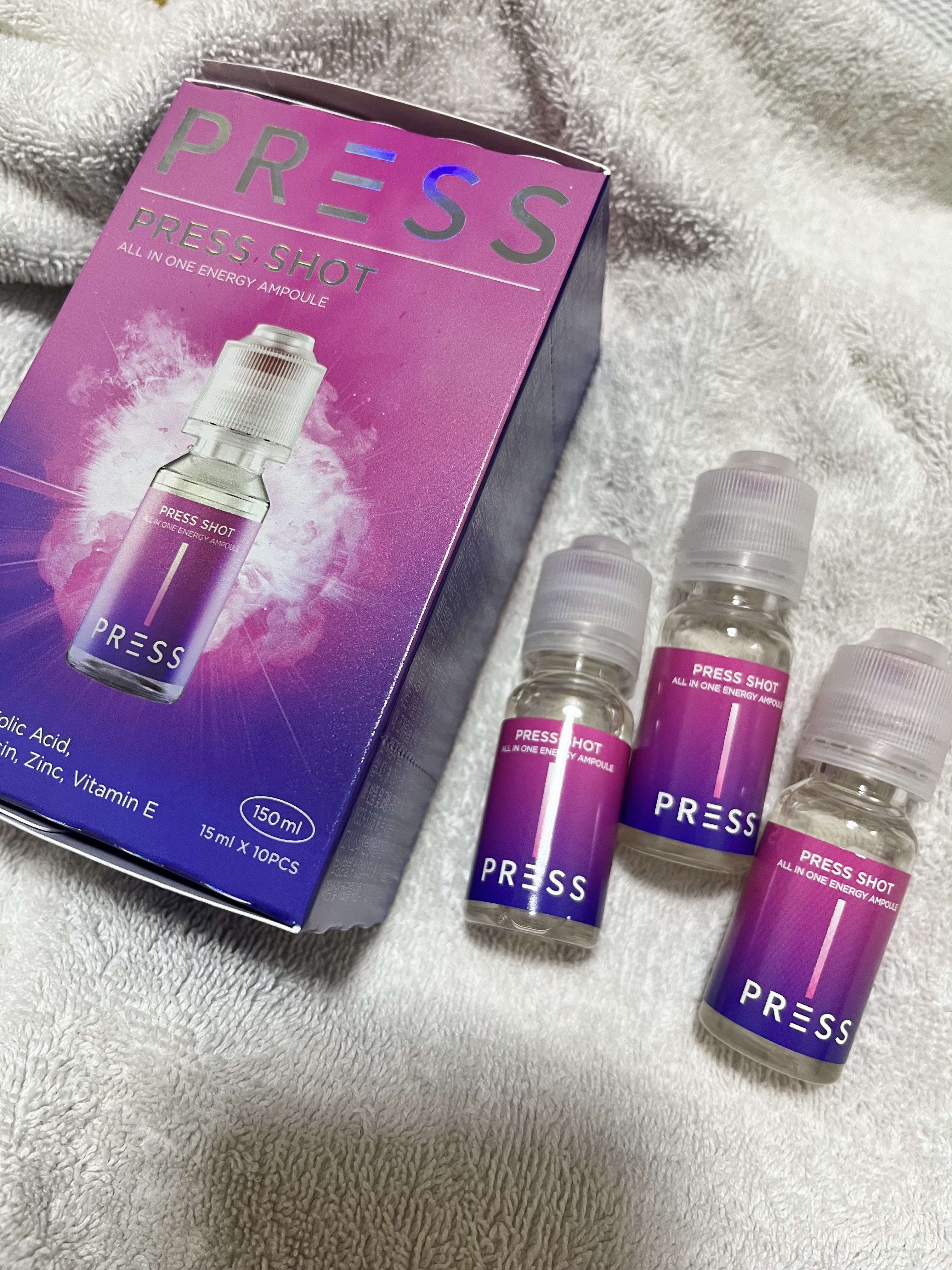 PRESS SHOT/PRESS SHOT/美容サプリメントを使ったクチコミ（1枚目）