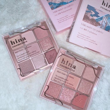 マルチアンダーアイパレット/hina cosmetics/アイシャドウパレットを使ったクチコミ（2枚目）