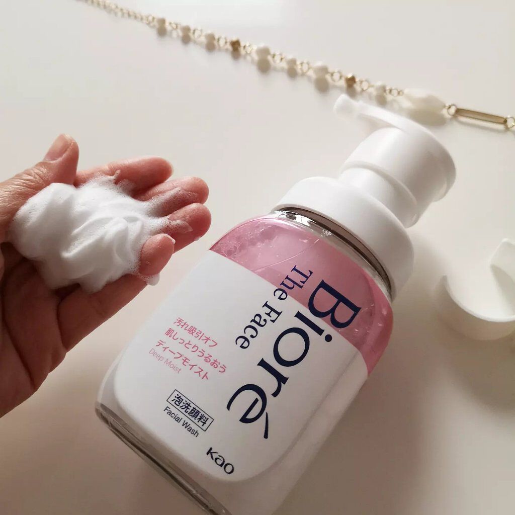 ビオレ ザフェイス 泡洗顔料 ディープモイスト/ビオレ/泡洗顔を使ったクチコミ（3枚目）