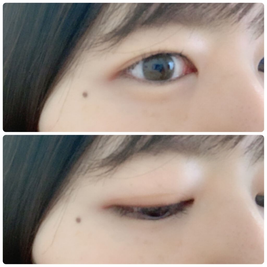 ジェルアイライナー/CEZANNE/ジェルアイライナーを使ったクチコミ（3枚目）