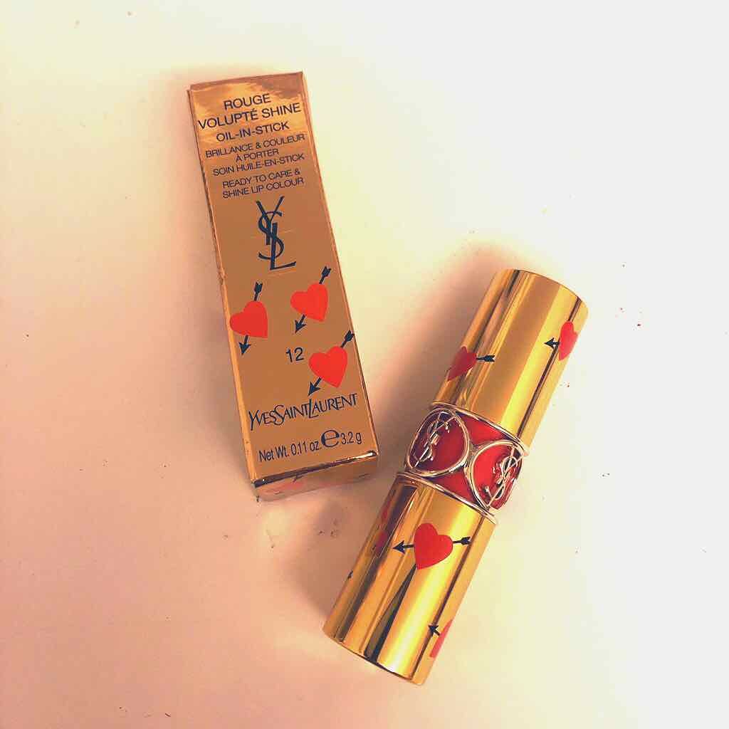 ルージュ ヴォリュプテ シャイン/YVES SAINT LAURENT BEAUTE/口紅を使ったクチコミ(1枚目)