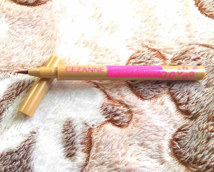 描くふたえアイライナー/CEZANNE/リキッドアイライナーを使ったクチコミ(2枚目)