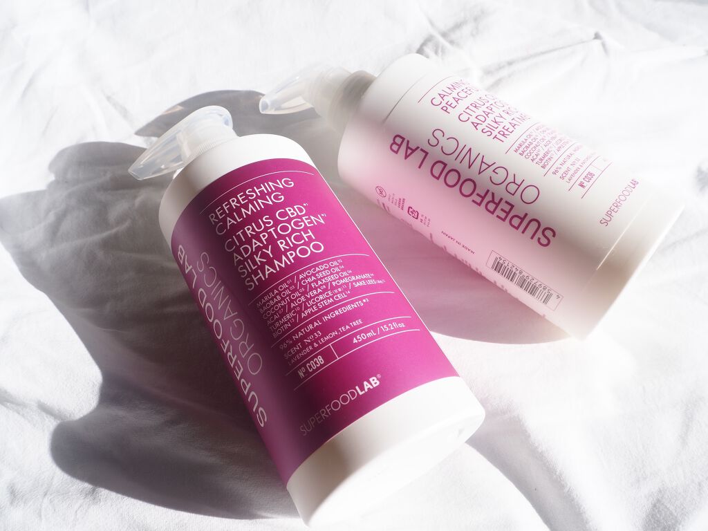 スーパーフードラボ オーガニックス シルキーリッチ シャンプー＆トリートメント/SUPERFOOD LAB/市販シャンプーを使ったクチコミ（1枚目）