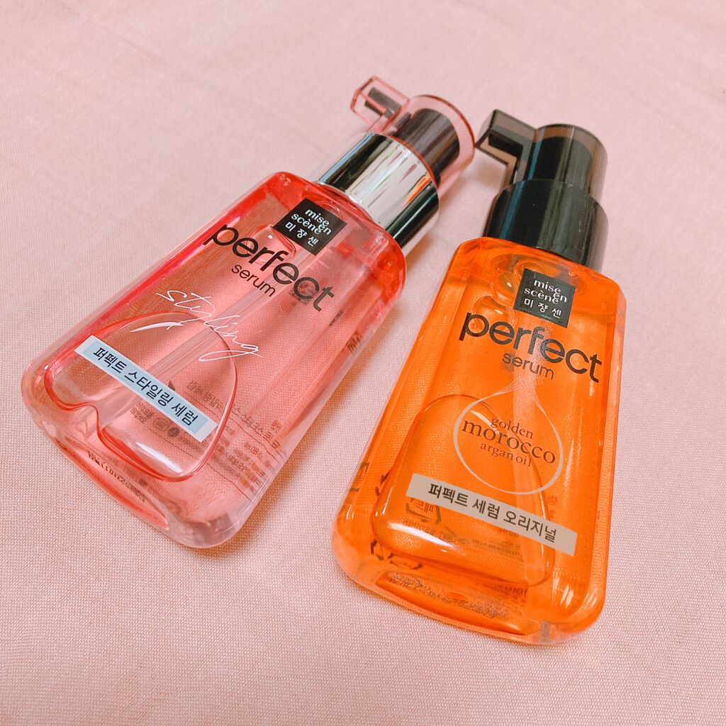 パーフェクト セラム オリジナル/miseenscene/ヘアオイルを使ったクチコミ（1枚目）